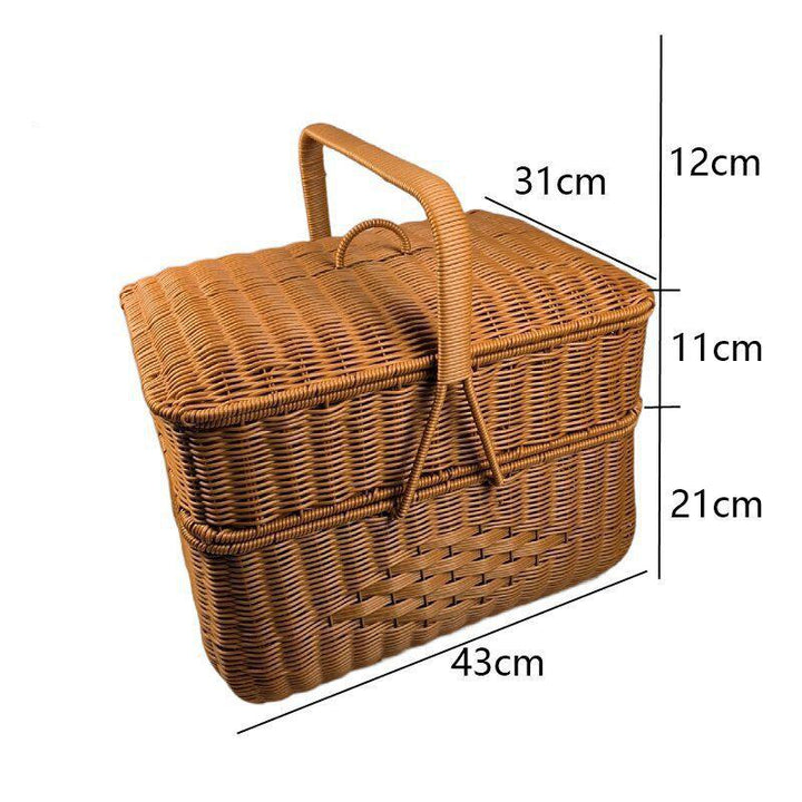 Handwoven Decorative Storage Basket Bowlift