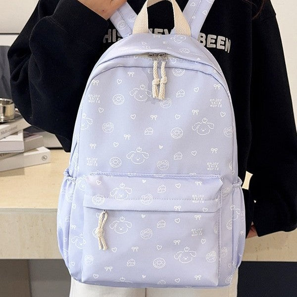 Playful Cartoon-Themed Backpack Bowlift