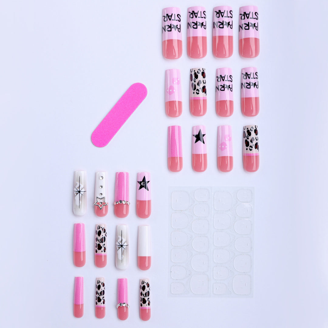 Artificial nails with creative designs and elegant accents Bowlift