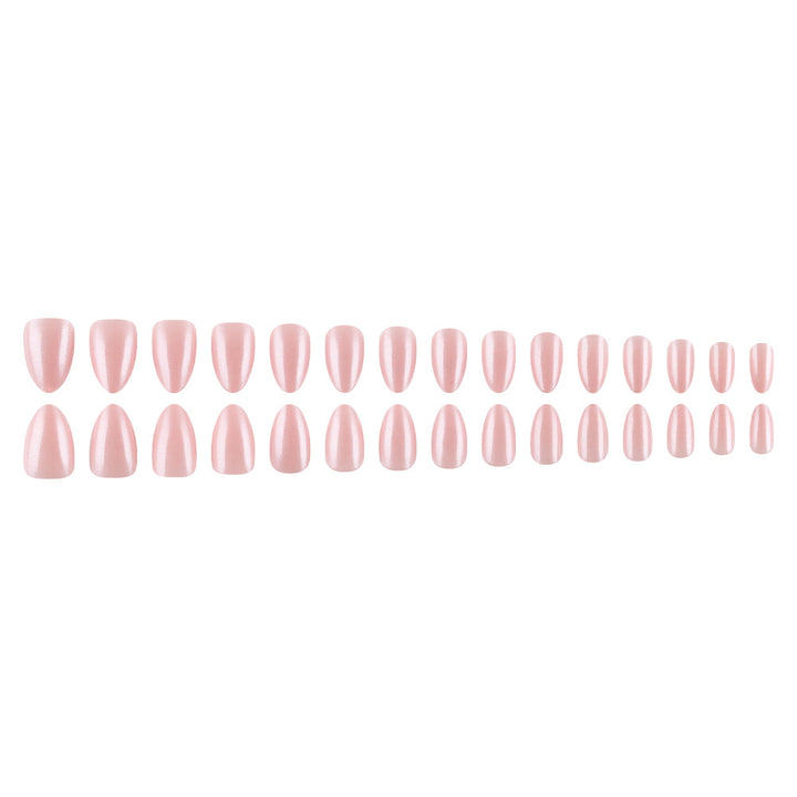Elegant Almond-Shaped Press-On Nails Bowlift