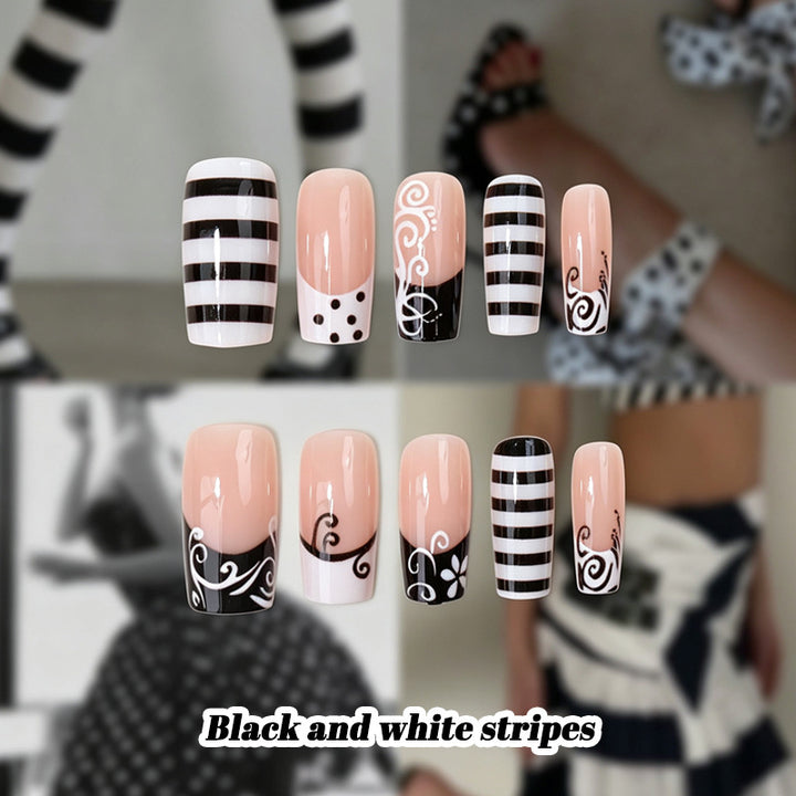 Chic Stylized Press-On Nail Tips Bowlift
