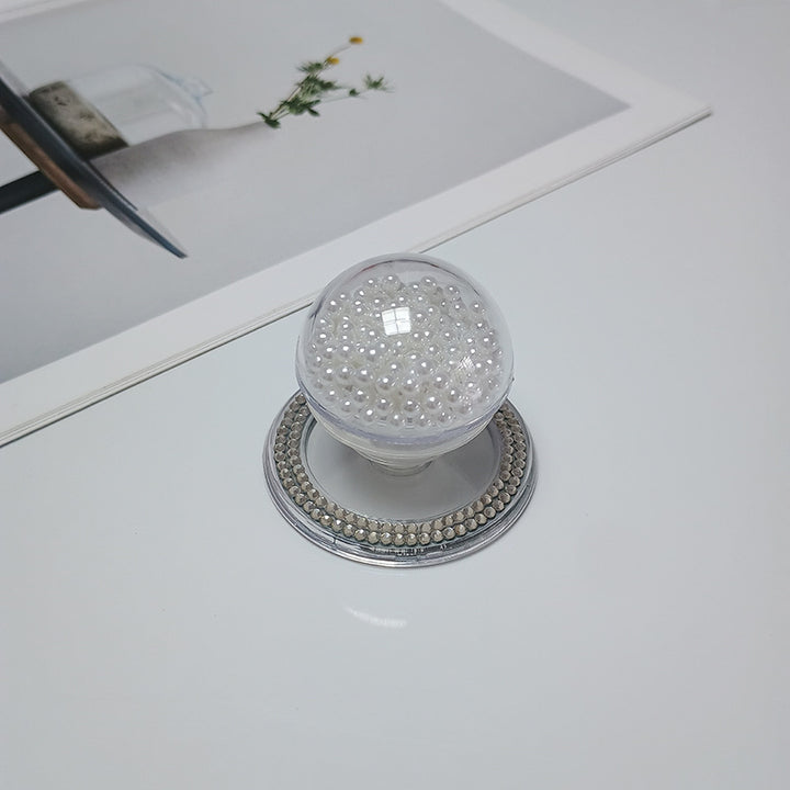 Decorative Beaded Cosmetic Mirror Bowlift
