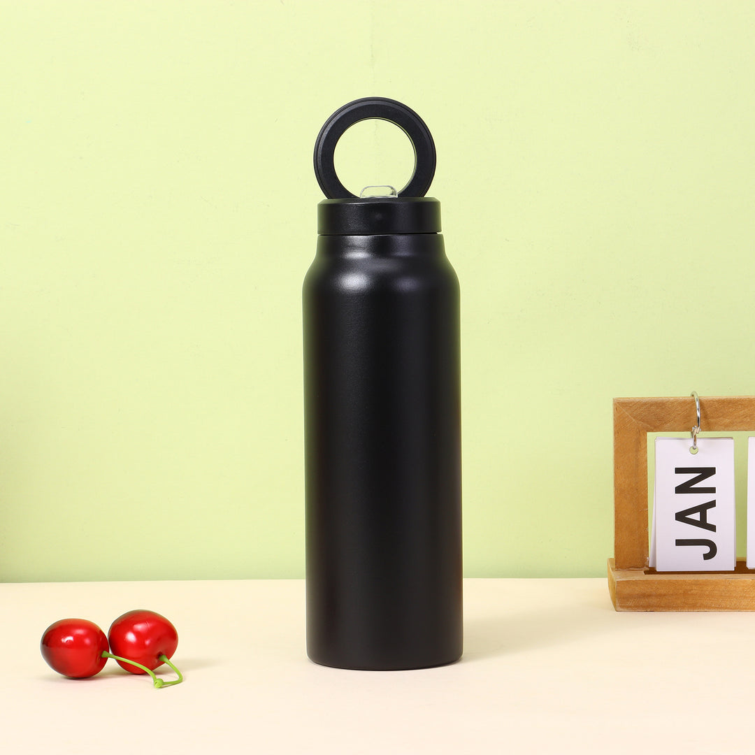 Insulated Stainless Steel Water Bottle with Loop Carry Lid Bowlift