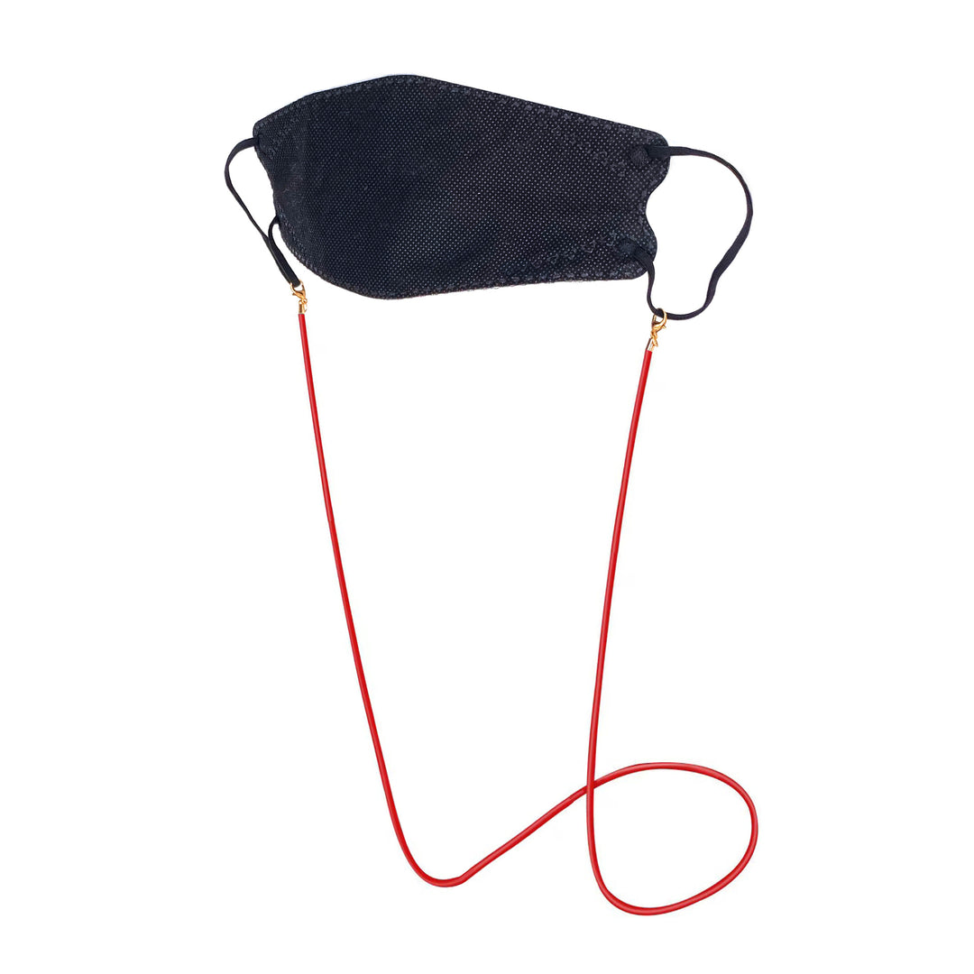 Durable Eyewear Retainer with Metal Clips Bowlift