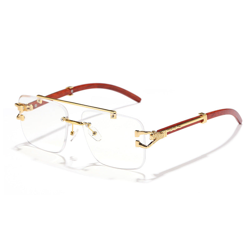 Women's stylish square sunglasses with luxurious metal frame Bowlift