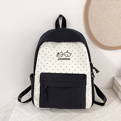 Casual Polka Dot Backpack