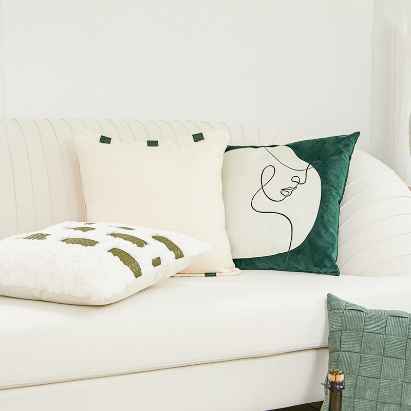 Women Decorative Pillowcase with modern minimalism and unique art design Bowlift