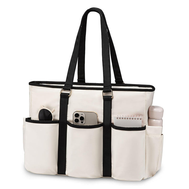 Organizer Handbag with Practical Exterior Pockets Bowlift