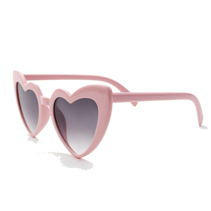 Heart-Shaped Retro Sunglasses Bowlift