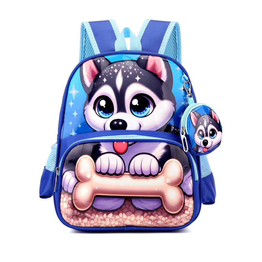 Kids' Adorable Lion-Themed School Backpack Bowlift