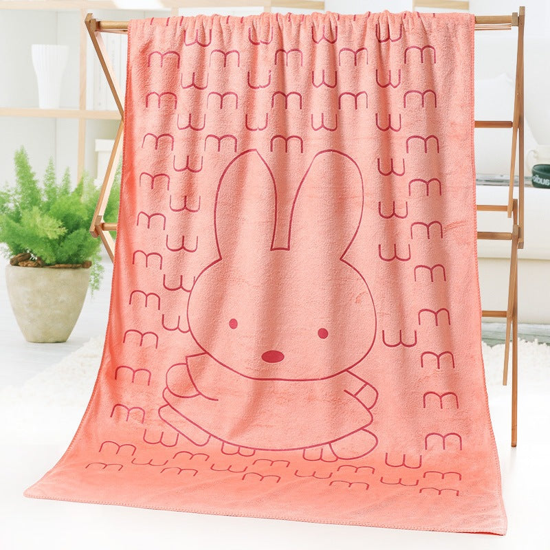 Cartoon-Themed Plush Fleece Blanket