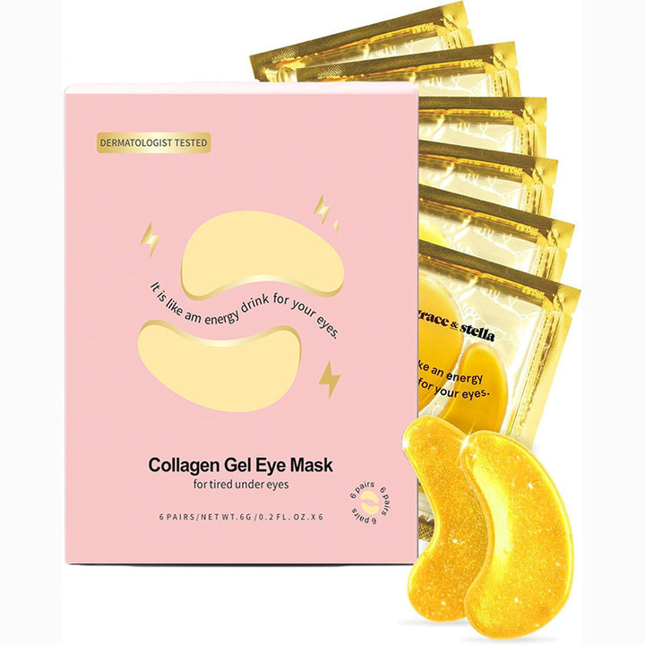 Revitalizing Hydrogel Under-Eye Gold Collagen-Infused Patch Set