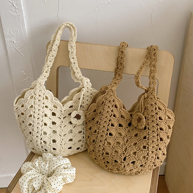 Handmade Macrame Shoulder Bag Bowlift