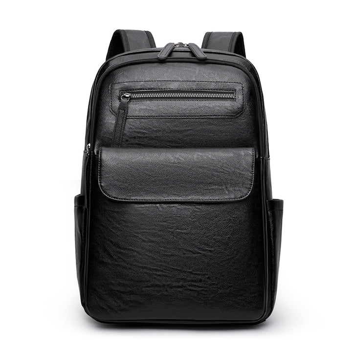 Ergonomic Leather Laptop Backpack