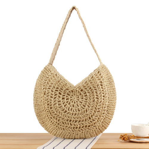 Braided Shoulder Bag in Modern Boho Design Bowlift