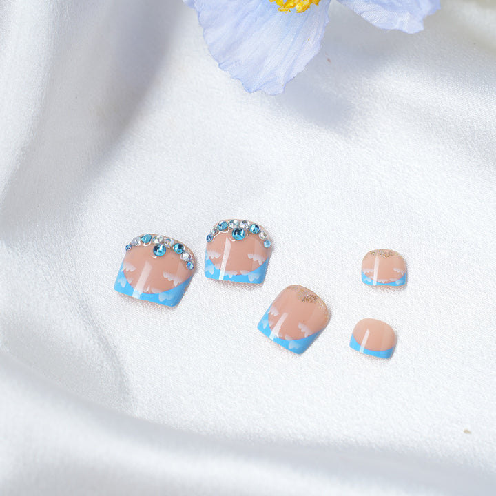 Artistic Gel Press-On Nail Set Bowlift