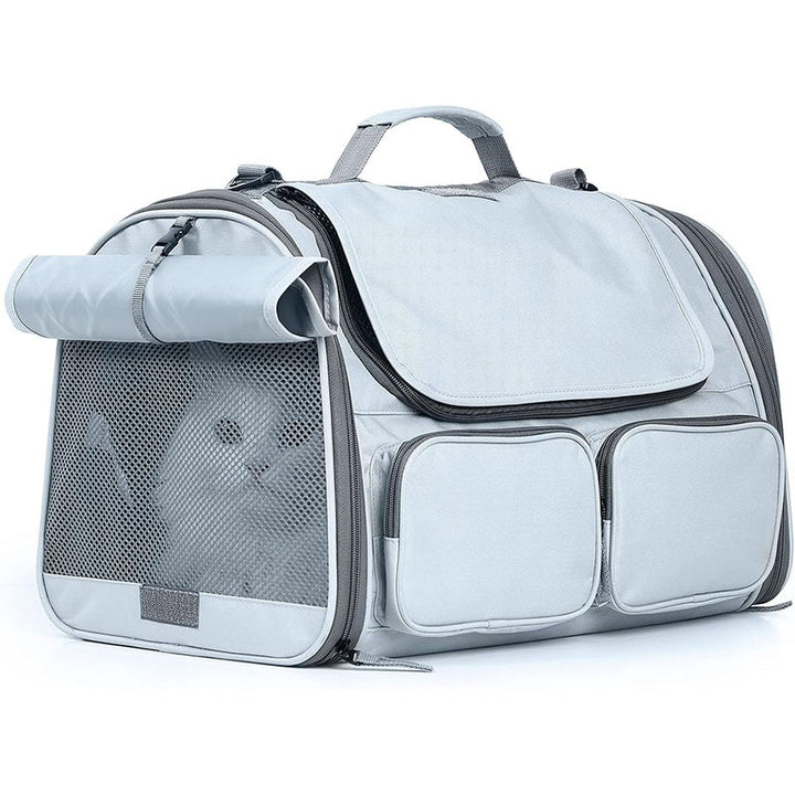 Pet Carrier Bag with Breathable Mesh Panels Bowlift