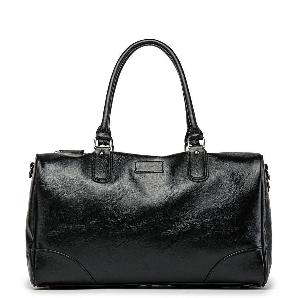 Stylish Travel Bag Made of High-Quality Synthetic Leather Bowlift
