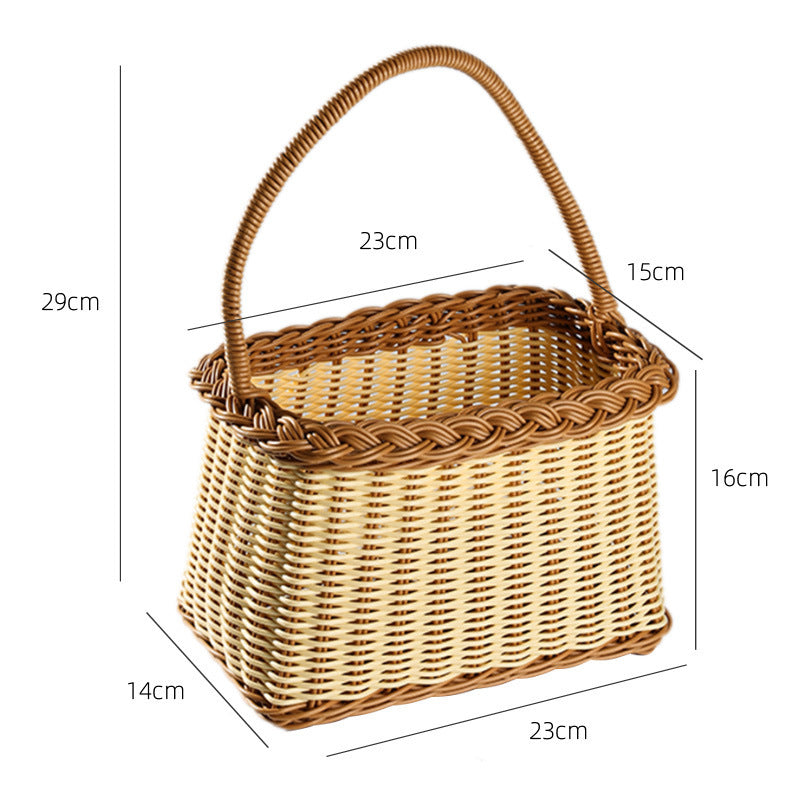 Woven Storage Basket Bowlift