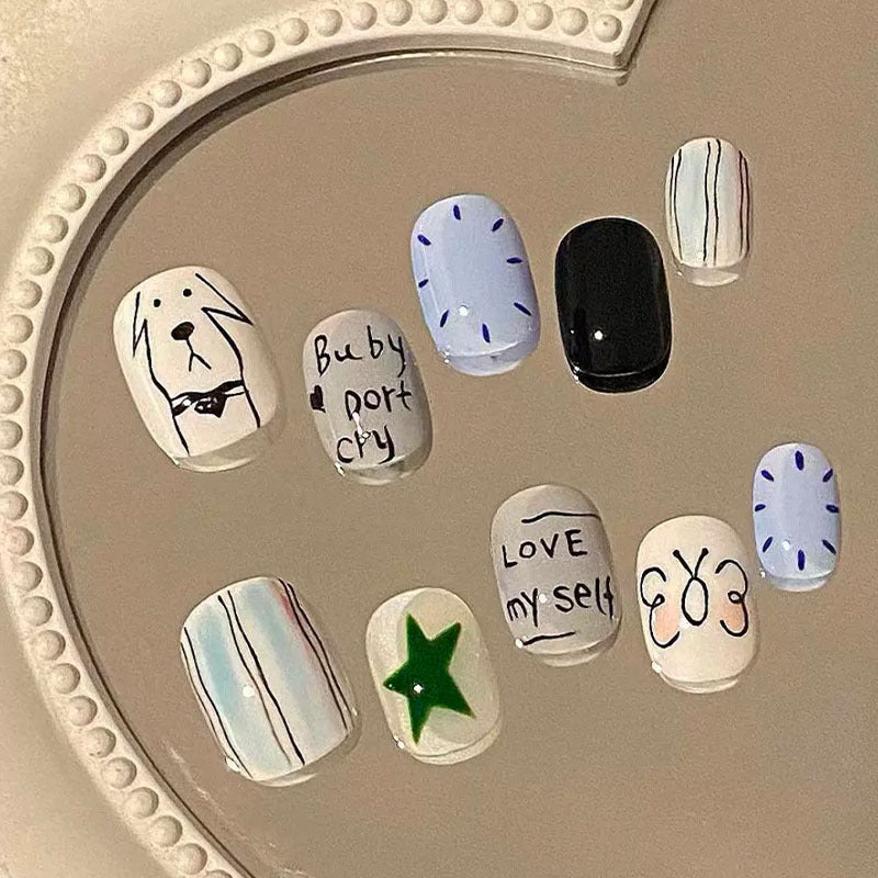 Playful Artistic Nail Art Design Set Bowlift