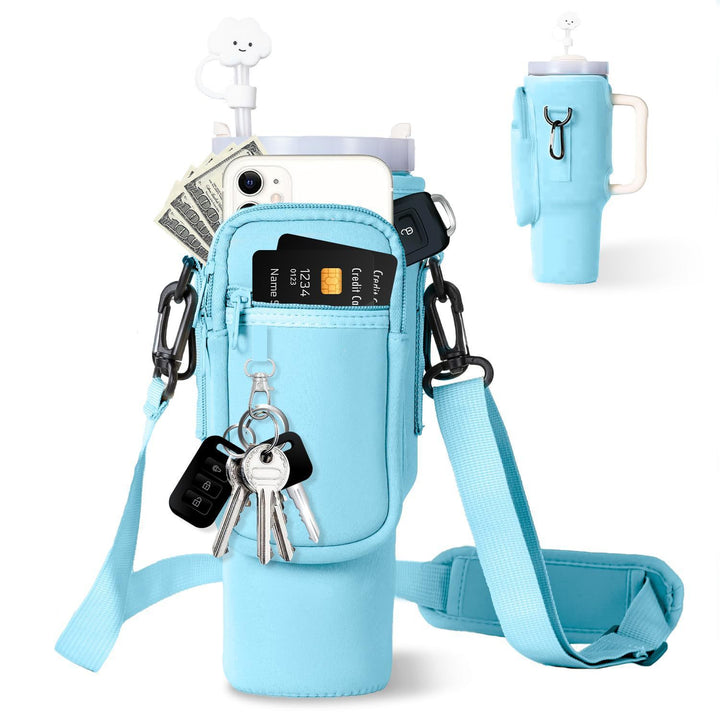 Ladies Multifunctional Phone Bag with Drink Holder Bowlift