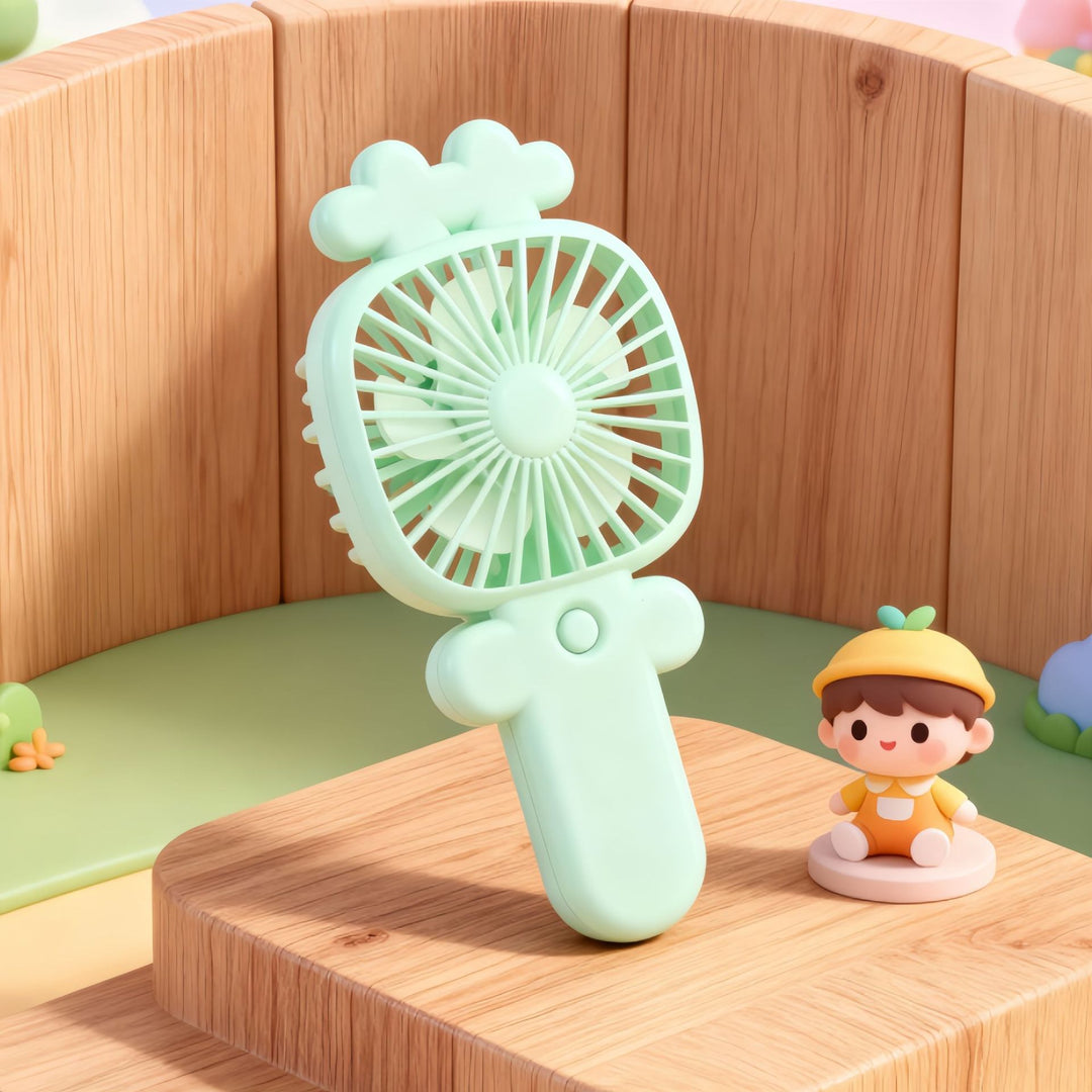 Women's Portable Hand Fan with Creative Design Bowlift