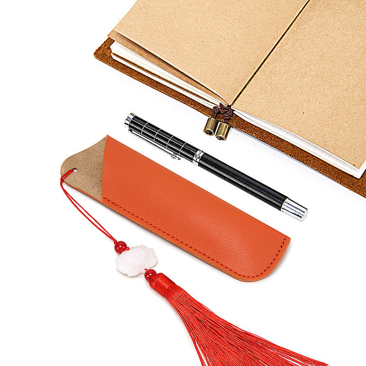 Elegant Leather Pencil Case Bowlift