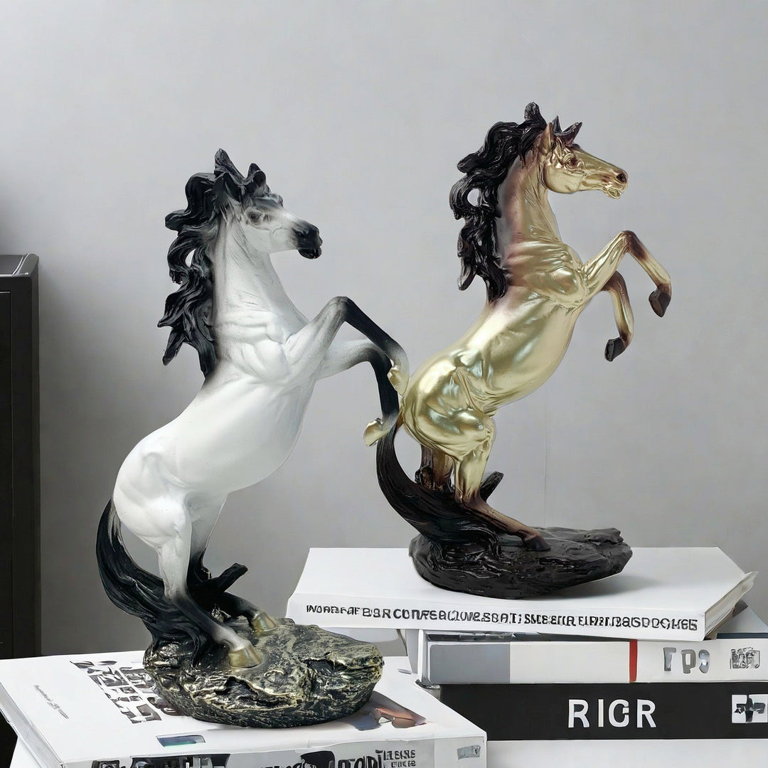 Decorative horse sculpture Bowlift