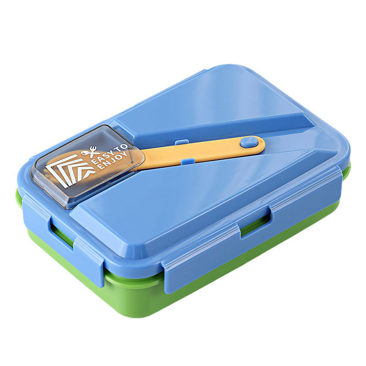 Leakproof Compartmentalized Kids Bento Lunchbox with Removable Round Soup Bowl and Utensil Storage Bowlift