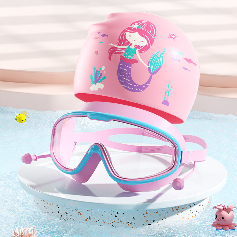 Kids Fun Tiger-Themed Swim Set Bowlift