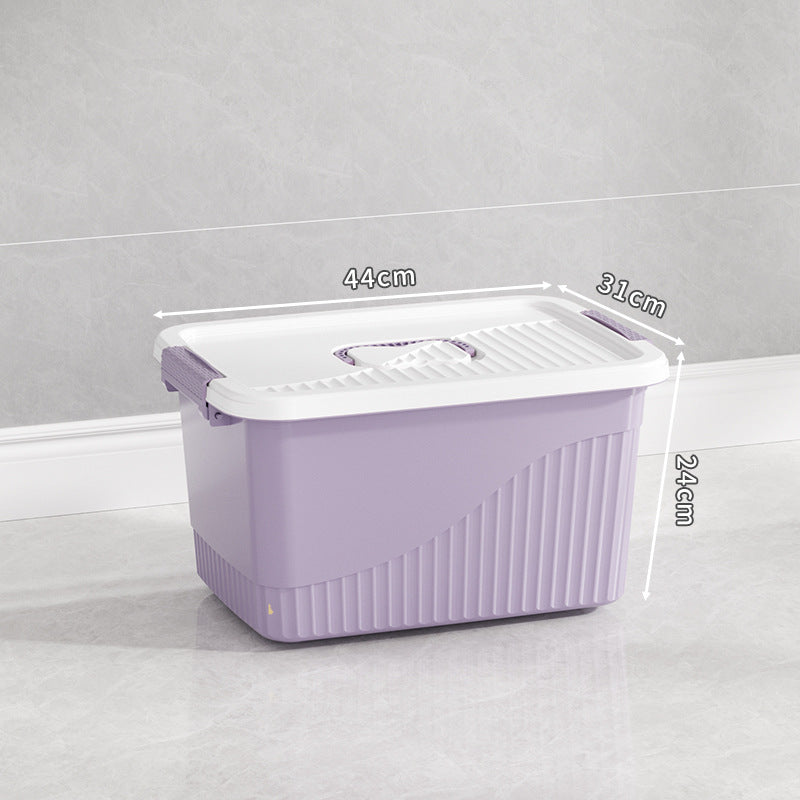 Multi-Functional Storage Box with Durable Lid Bowlift
