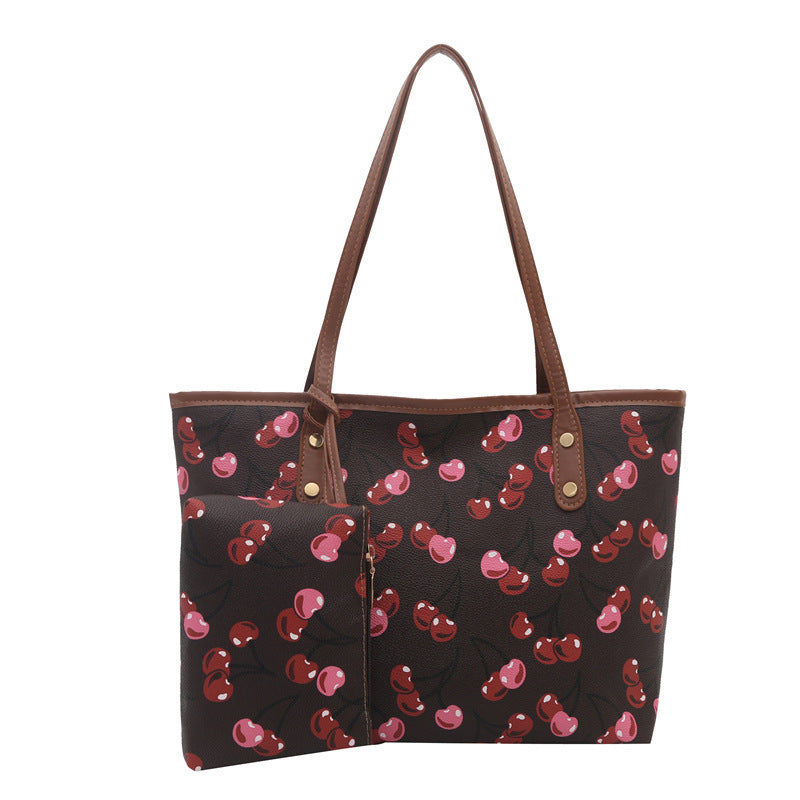 WoWhimsical Cherry Print Tote Bag Bowlift