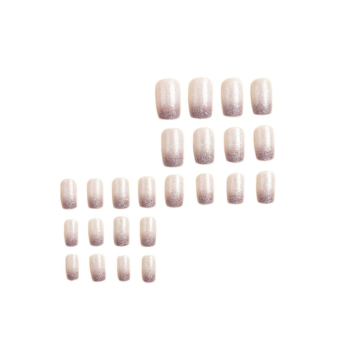 Glamorous Glitter Ombre Press-On Nails Bowlift