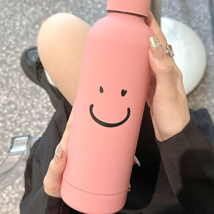 Women's insulated bottle with innovative smiley design Bowlift