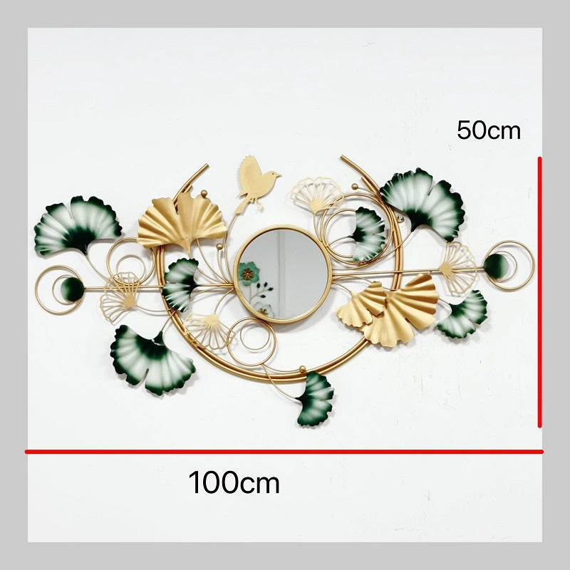 Decorative Metal Wall Mirror Bowlift