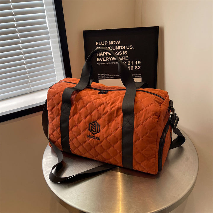 Stylish Quilted Sports Duffle Bag