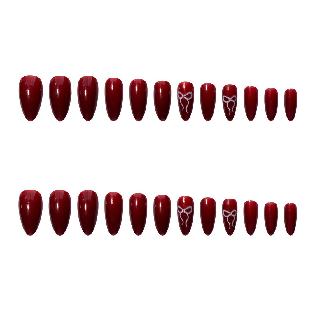 Acrylic nail set with elegant arch design Bowlift