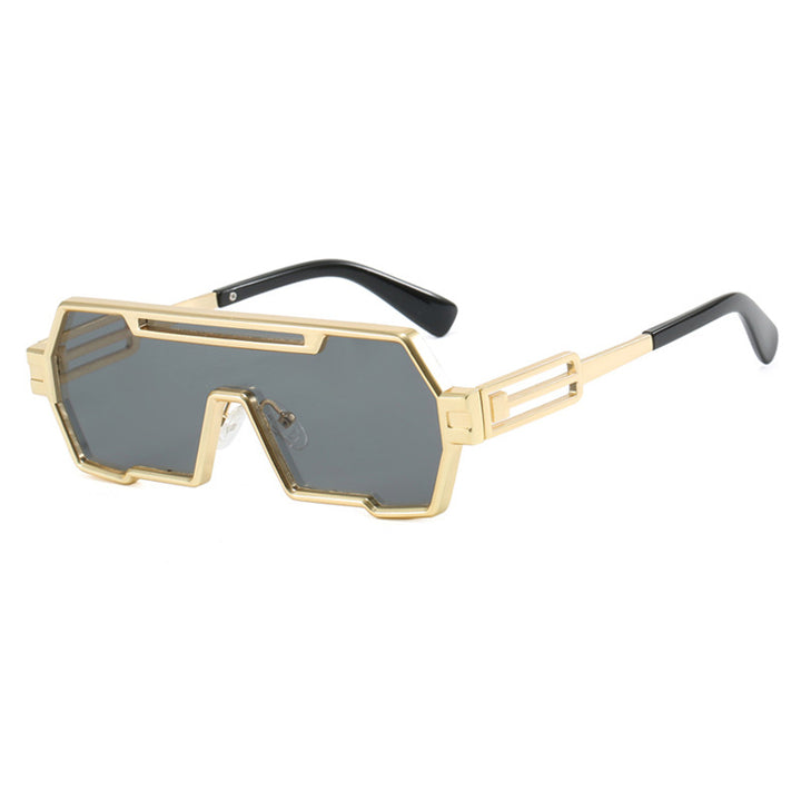 Women's futuristic sunglasses in striking hexagon design Bowlift