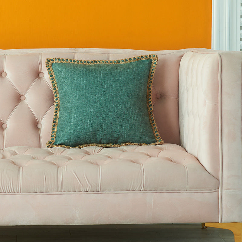 Decorative Fringed Cushion