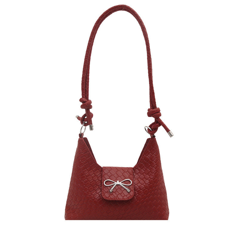 Chic Woven Handbag Bowlift
