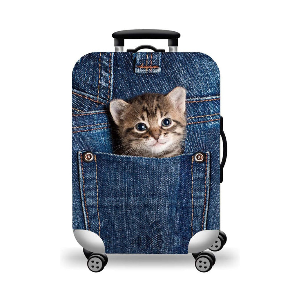 Unisex nan Kids Cabin Trolley with international landmark motif and lightweight ABS shell Bowlift