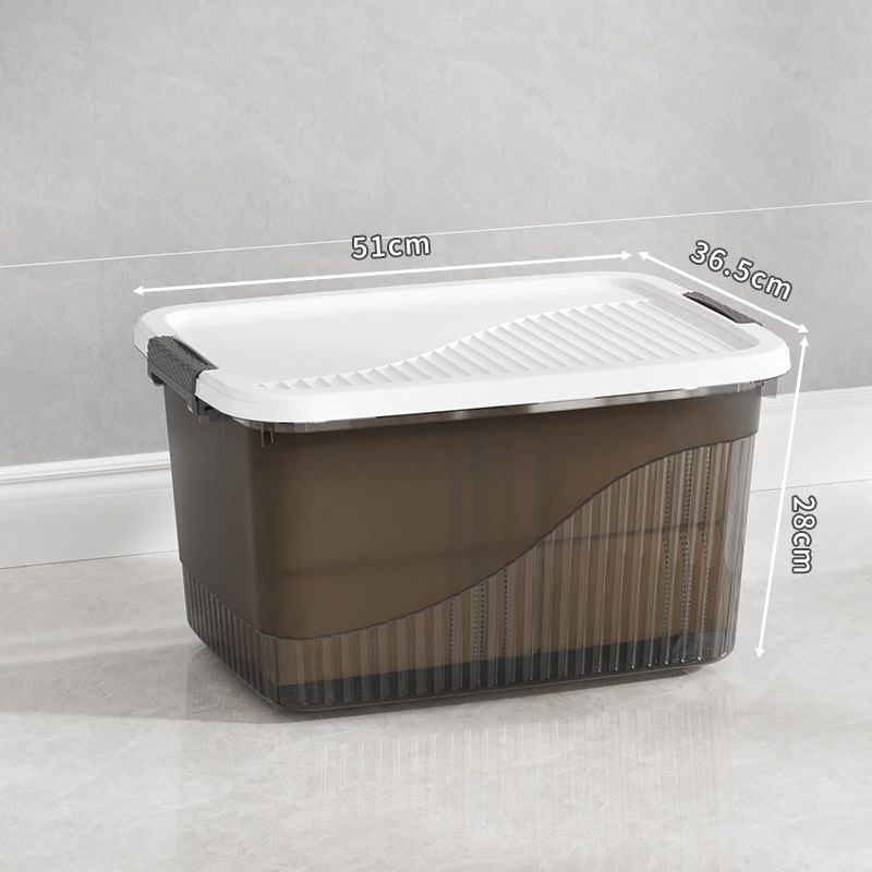 Multi-Functional Storage Box with Durable Lid Bowlift