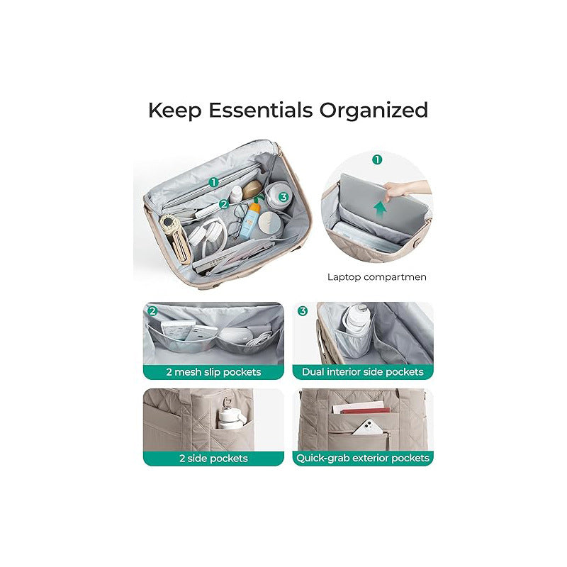 Insulated Lunch Travel Cooler Tote