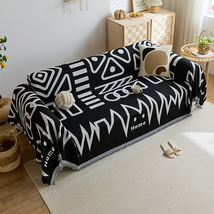 Abstract Pattern Decorative Throw Blanket