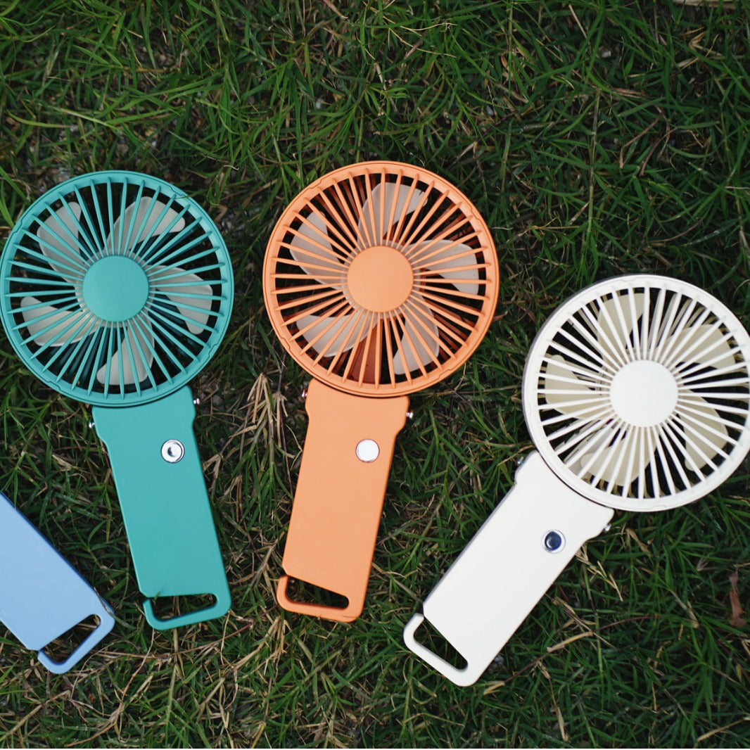 Unisex Portable Hand Fan with Ergonomic Handle and Powerful Battery Bowlift
