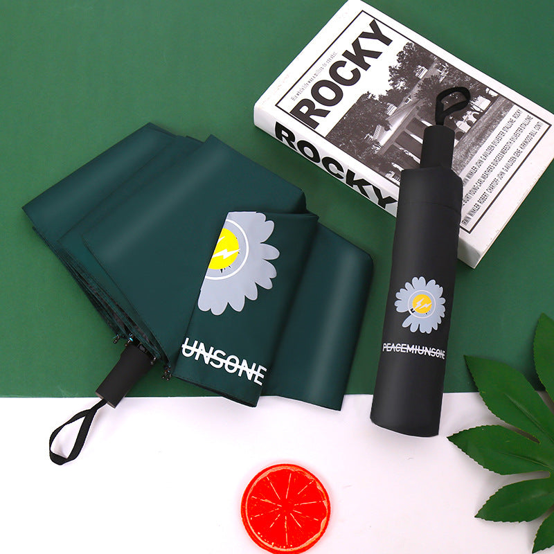 Women Foldable Umbrella with Floral Pattern Bowlift