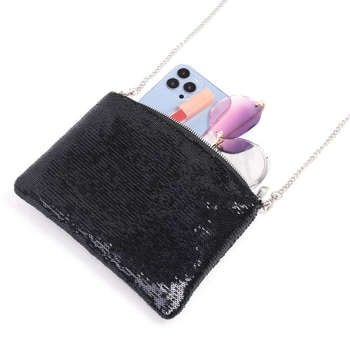 Elegant Clutch with Glitter Details Bowlift