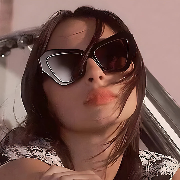 Women's trendy Cat-Eye sunglasses with elegant frame and UV protection Bowlift