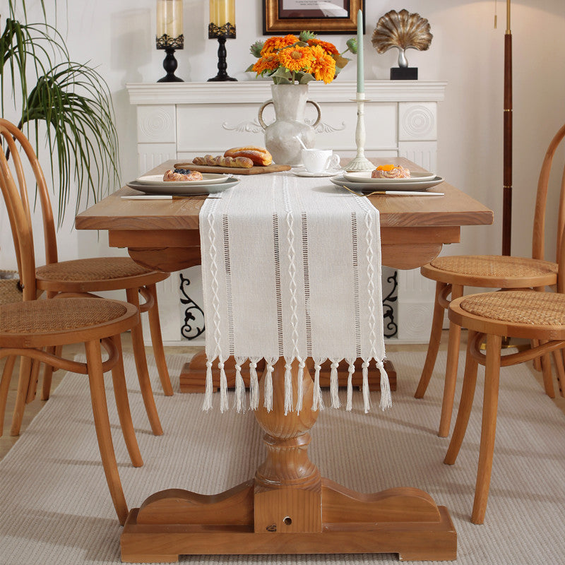 Textured Woven Table Runner