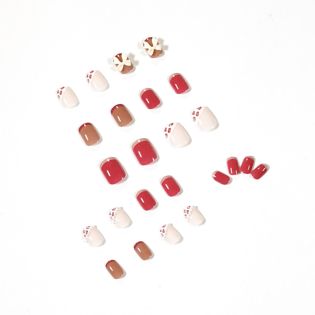 Artful nail art with elegant bow design Bowlift